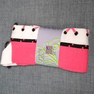 Knee High Socks Laced Boot Design Fun Fashion School Girl Everyday Cosplay NWT